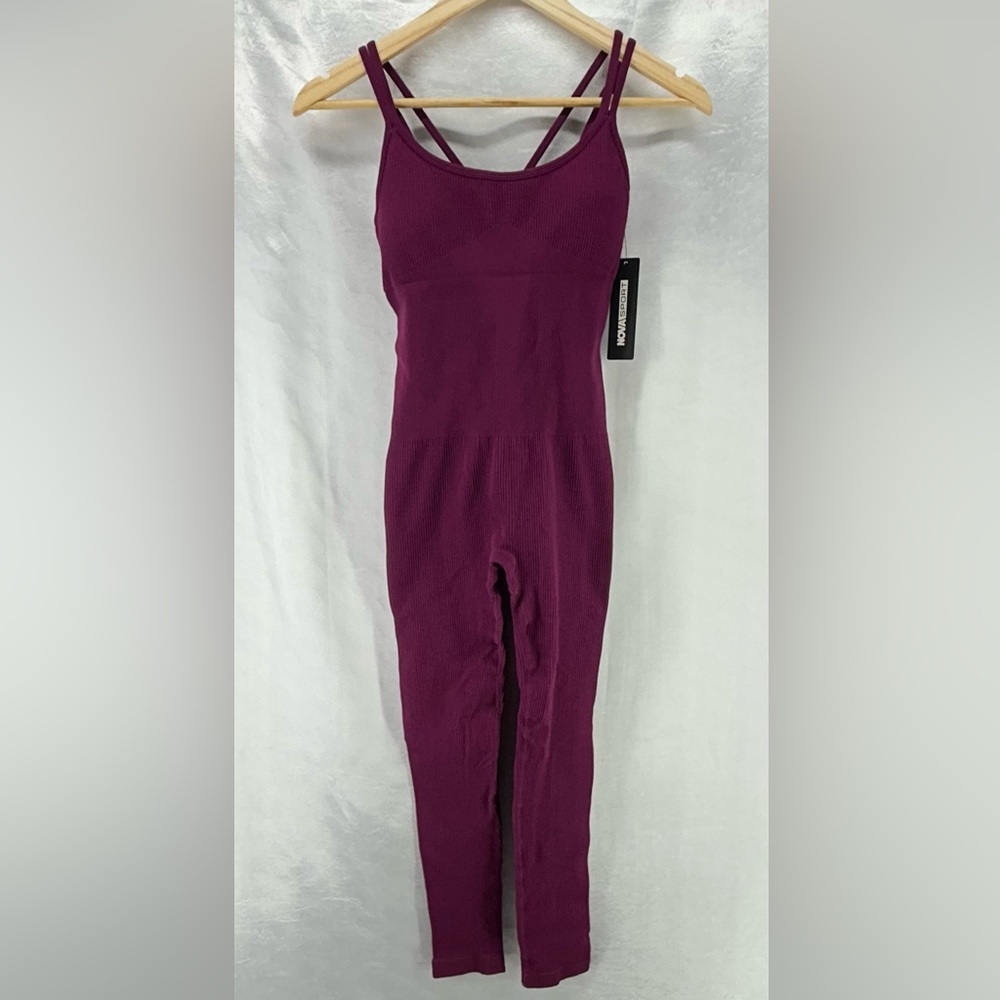 Fashion Nova Sport Ribbed Jumpsuit Size M